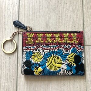 Coach Disney Mickey Mouse x Keith Haring Mini Skinny Id Case
